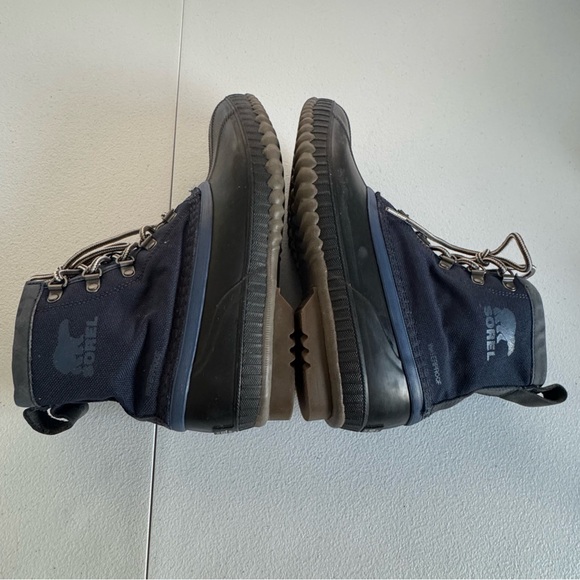 Sorel Men's Cheyanne Blue And Black Waterproof Duck Boot Size 8 - Picture 9 of 10